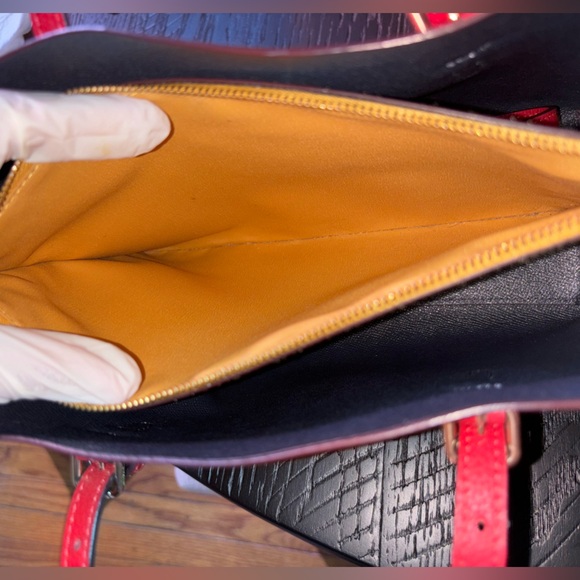 COACH Mollie Tote Bag 25 in Red Apple + Gold ( C4084 ) NWOT - Picture 10 of 17